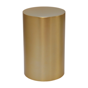 Stainless Steel Gold Cylinder